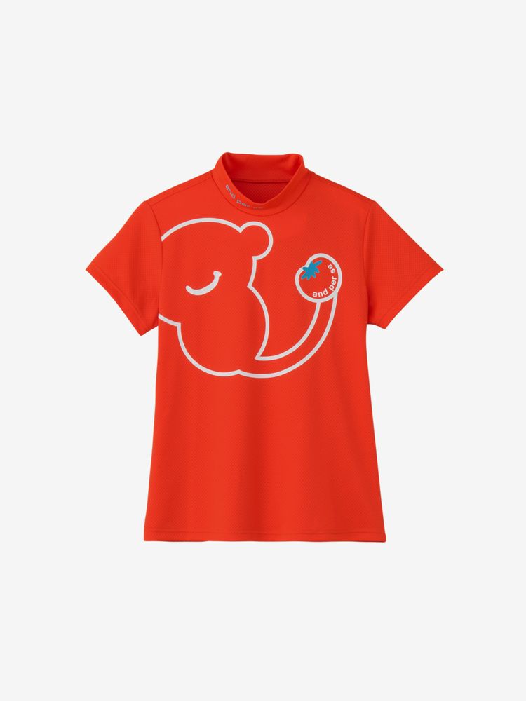 and per se(アンパスィ) ｜COOL is COOL ディンプル半袖モックネックシャツ（レディース）