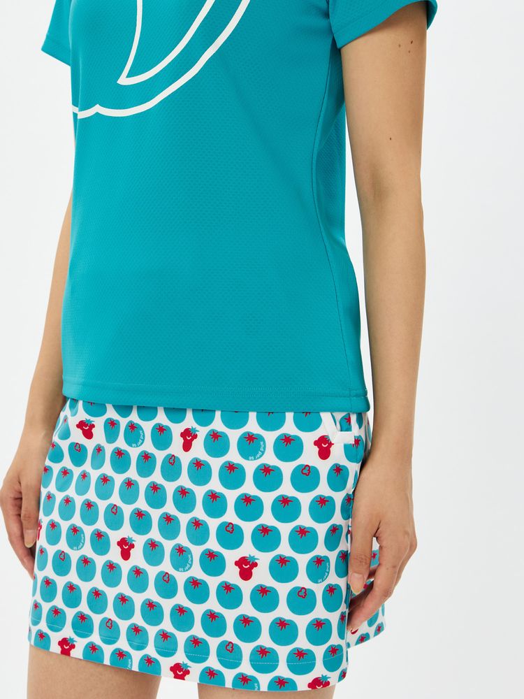 and per se(アンパスィ) ｜COOL is COOL ディンプル半袖モックネックシャツ（レディース）