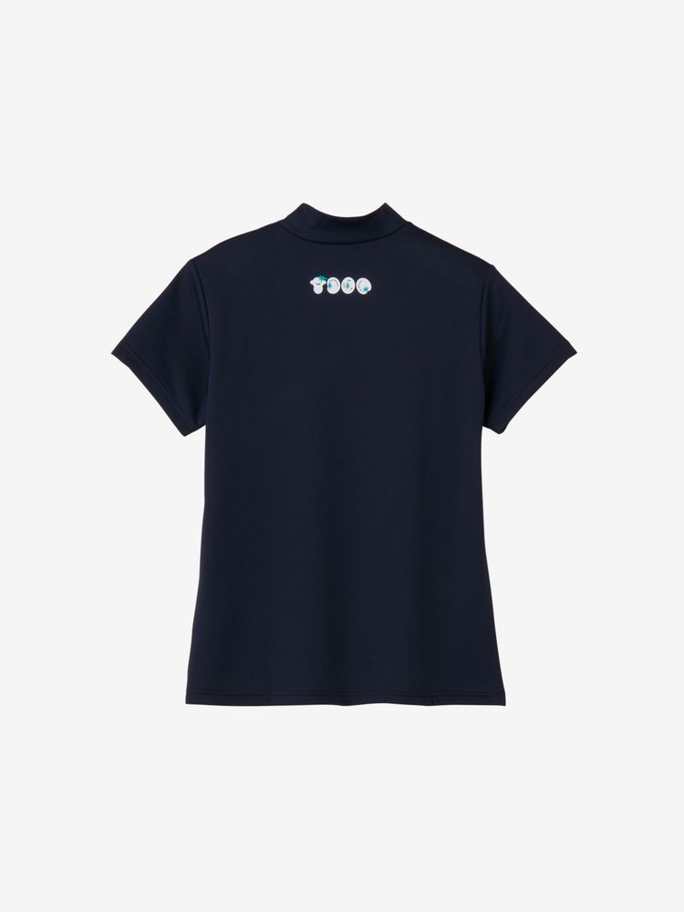 and per se(アンパスィ) ｜COOL is COOL ディンプル半袖モックネックシャツ（レディース）