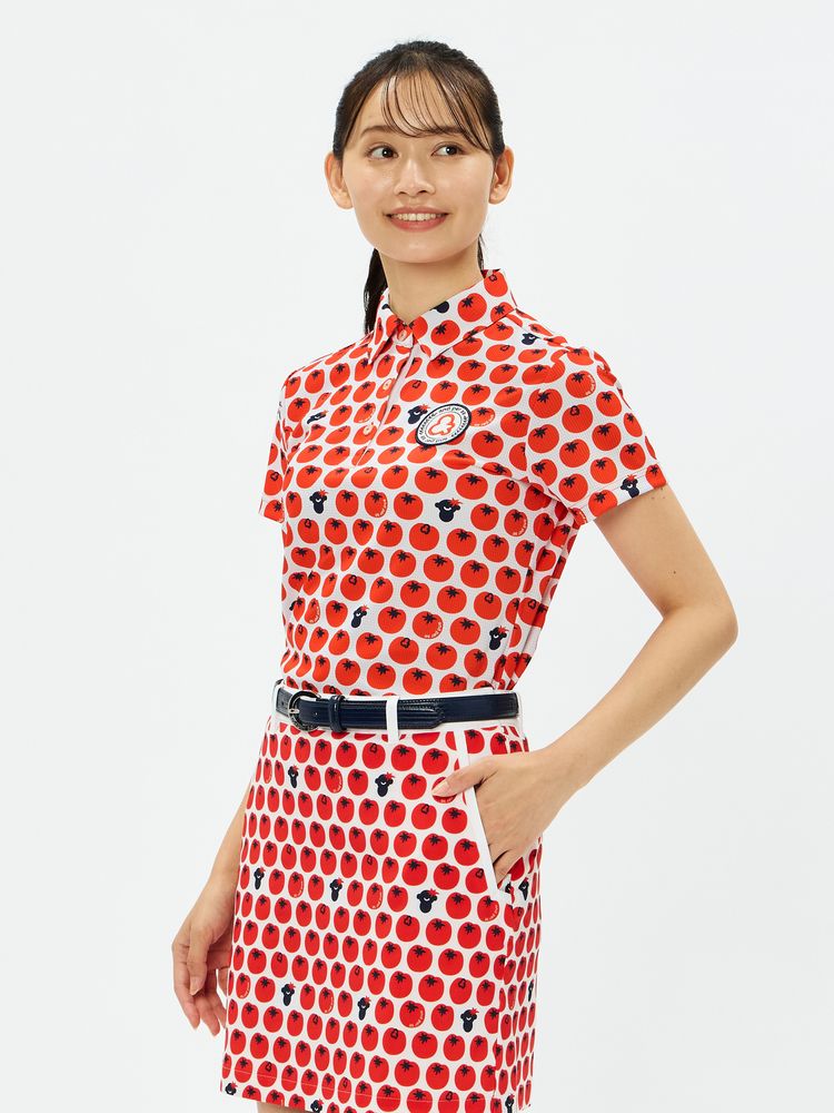 and per se(アンパスィ) ｜COOL is COOL プリンテッド半袖シャツ（レディース）