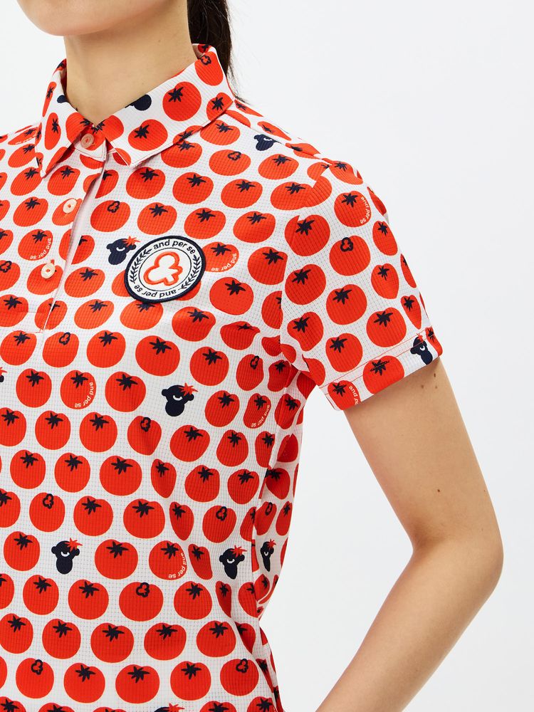 and per se(アンパスィ) ｜COOL is COOL プリンテッド半袖シャツ（レディース）