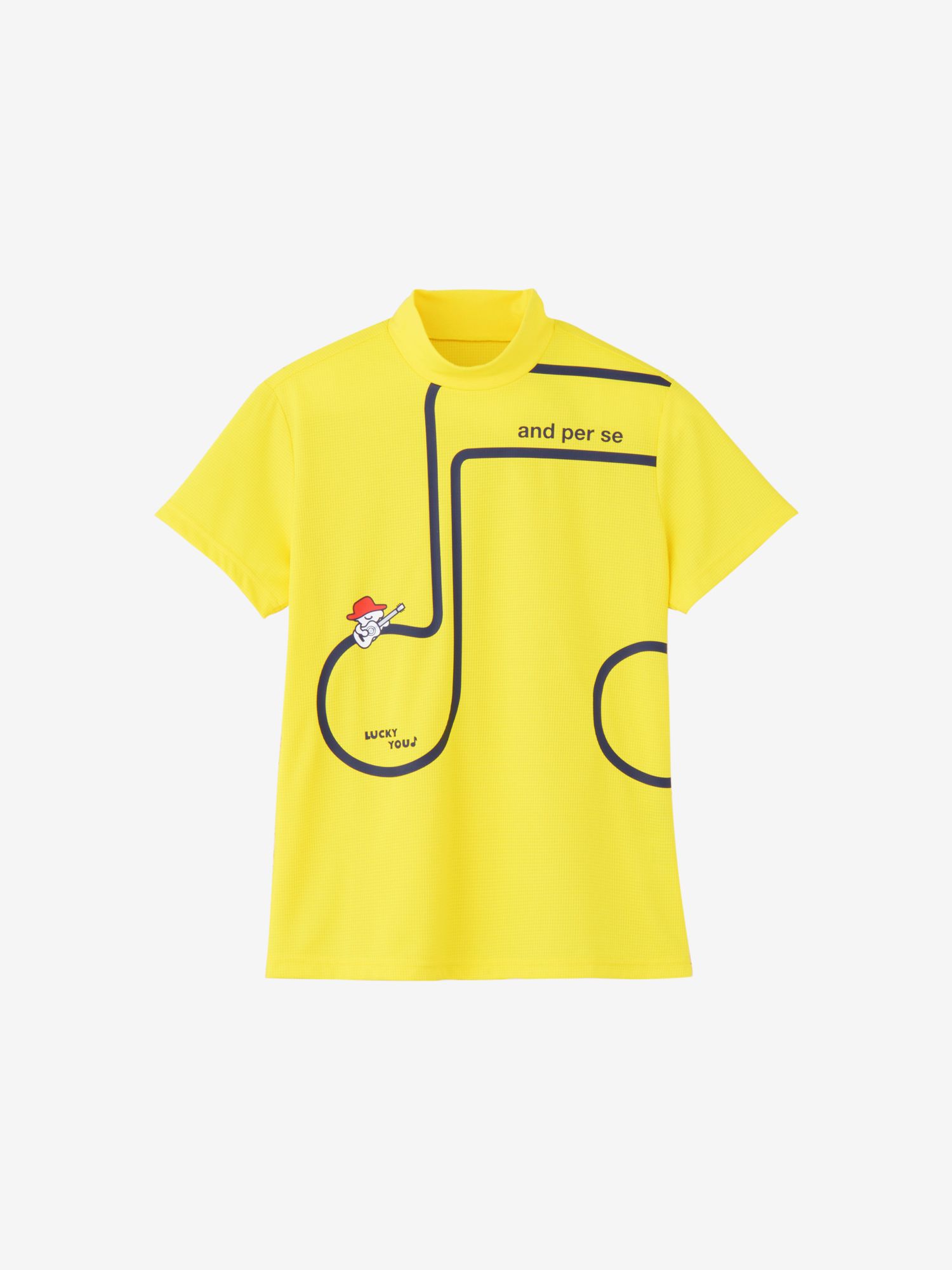 COOL is COOL エアリードット半袖モックネックシャツ（レディース）