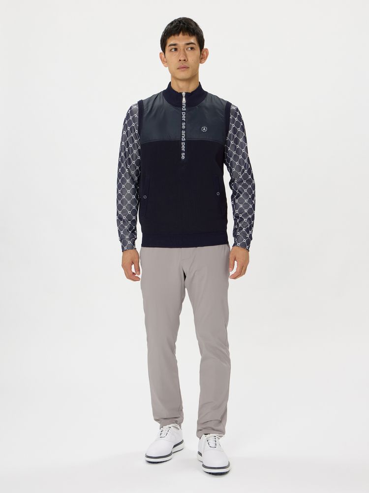 公式】ニットハーフジップベスト（メンズ）｜アンパスィ公式ストア