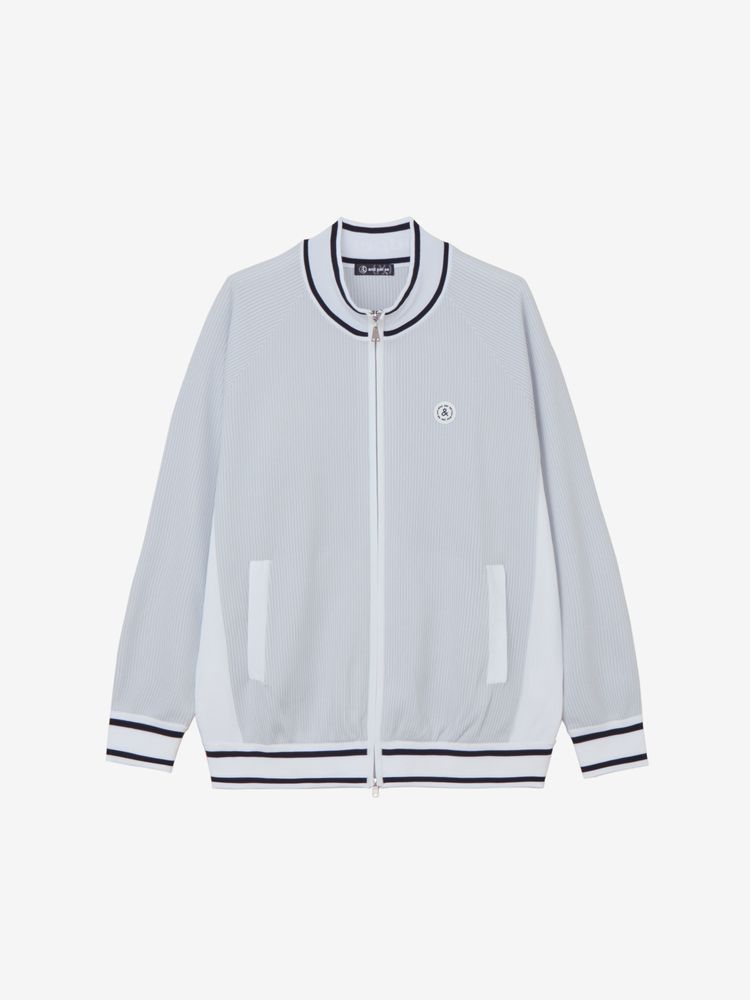 公式】3Dストライプニットブルゾン（メンズ）｜アンパスィ公式ストア