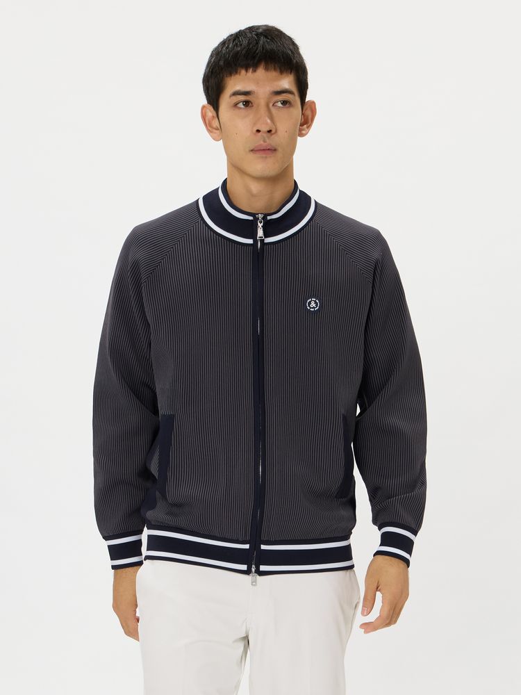 公式】3Dストライプニットブルゾン（メンズ）｜アンパスィ公式ストア