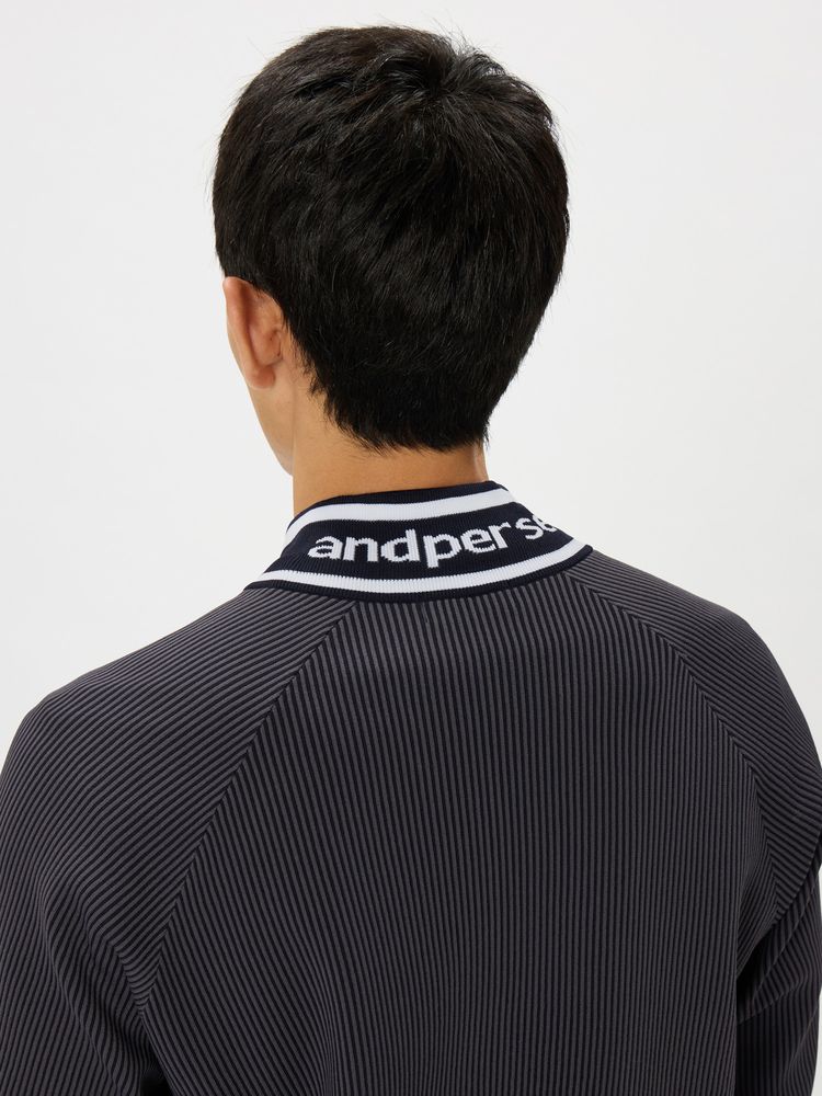 公式】3Dストライプニットブルゾン（メンズ）｜アンパスィ公式ストア