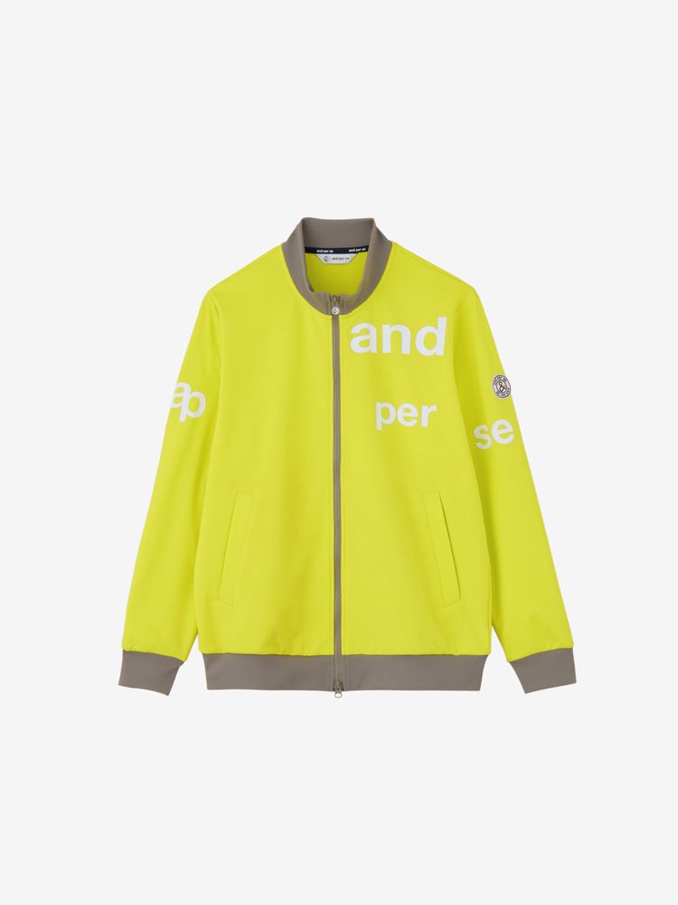 and per se(アンパスィ) ｜ショットスムーザースウェット フルジップブルゾン（メンズ）