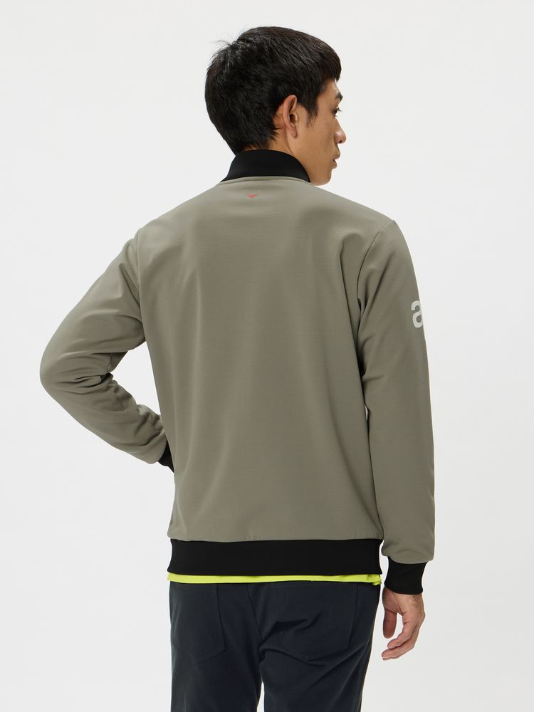 and per se(アンパスィ) ｜ショットスムーザースウェット フルジップブルゾン（メンズ）