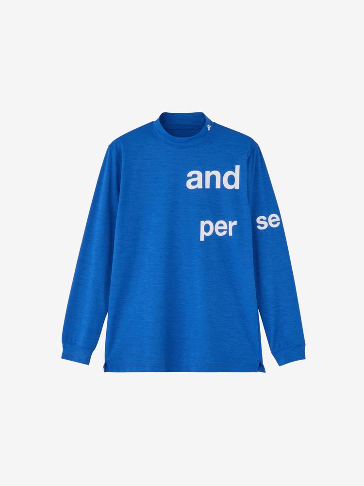 and per se(アンパスィ) ｜リファインドライ長袖ハイネックシャツ（メンズ）
