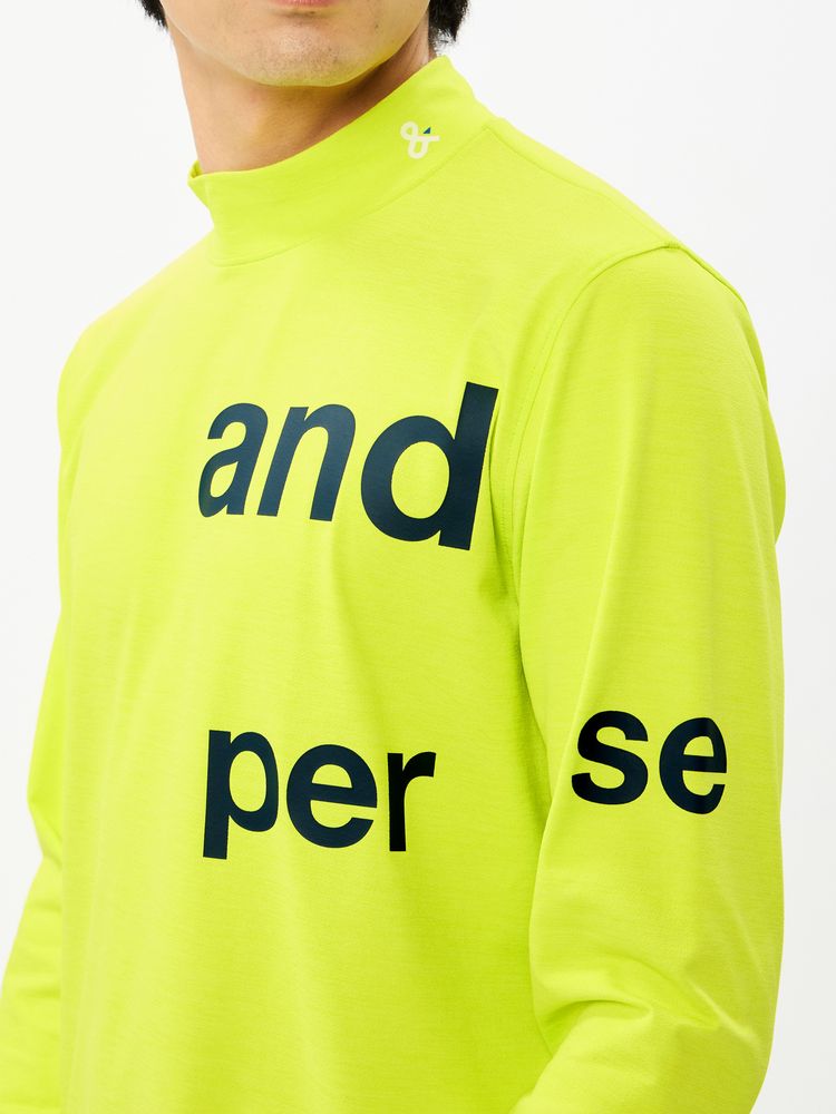 and per se(アンパスィ) ｜リファインドライ長袖ハイネックシャツ（メンズ）