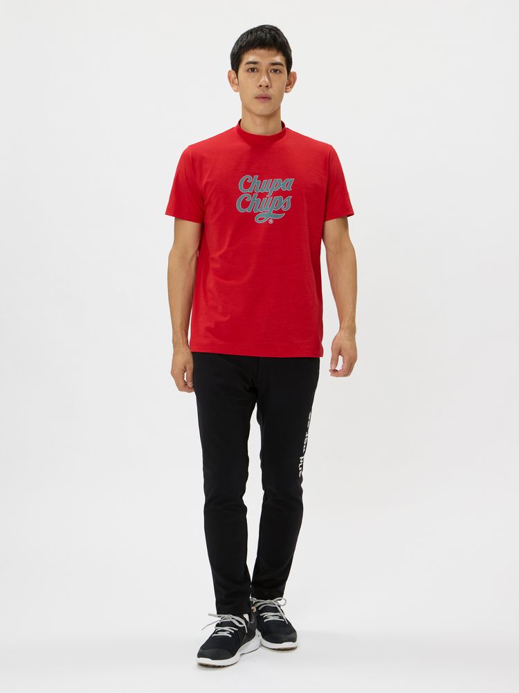 and per se(アンパスィ) ｜チュッパチャプス 半袖モックネックシャツ（メンズ）