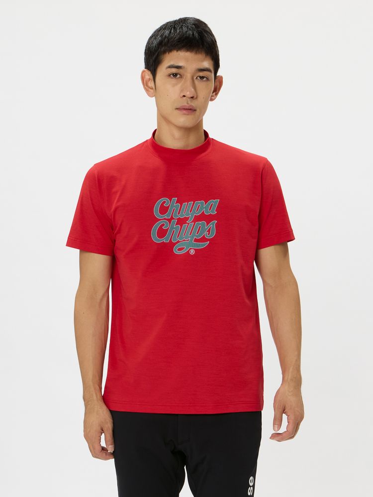 and per se(アンパスィ) ｜チュッパチャプス 半袖モックネックシャツ（メンズ）