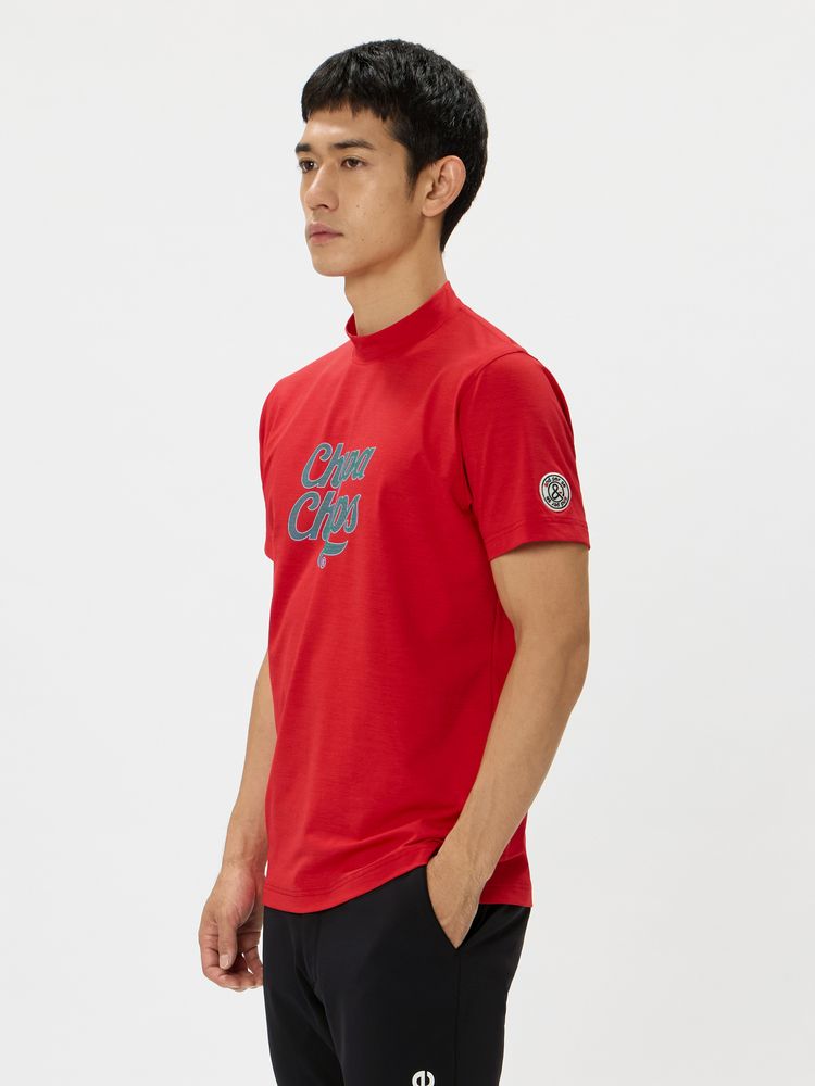 and per se(アンパスィ) ｜チュッパチャプス 半袖モックネックシャツ（メンズ）