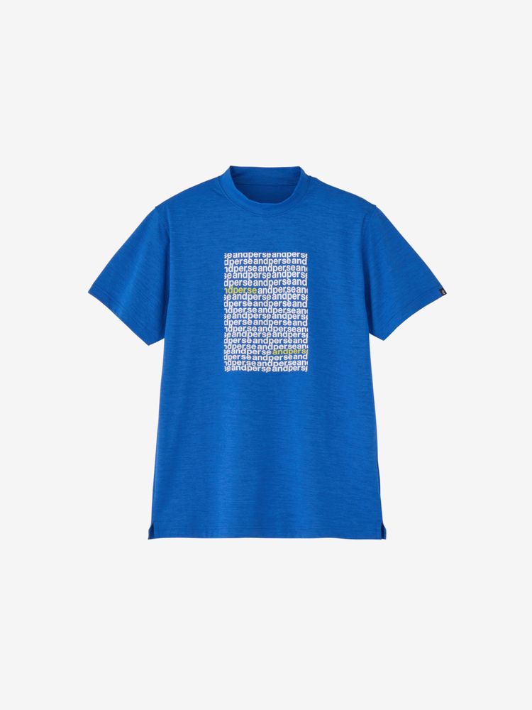 and per se(アンパスィ) ｜リファインドライ半袖モックネックシャツ（メンズ）