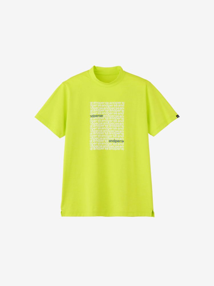 and per se(アンパスィ) ｜リファインドライ半袖モックネックシャツ（メンズ）