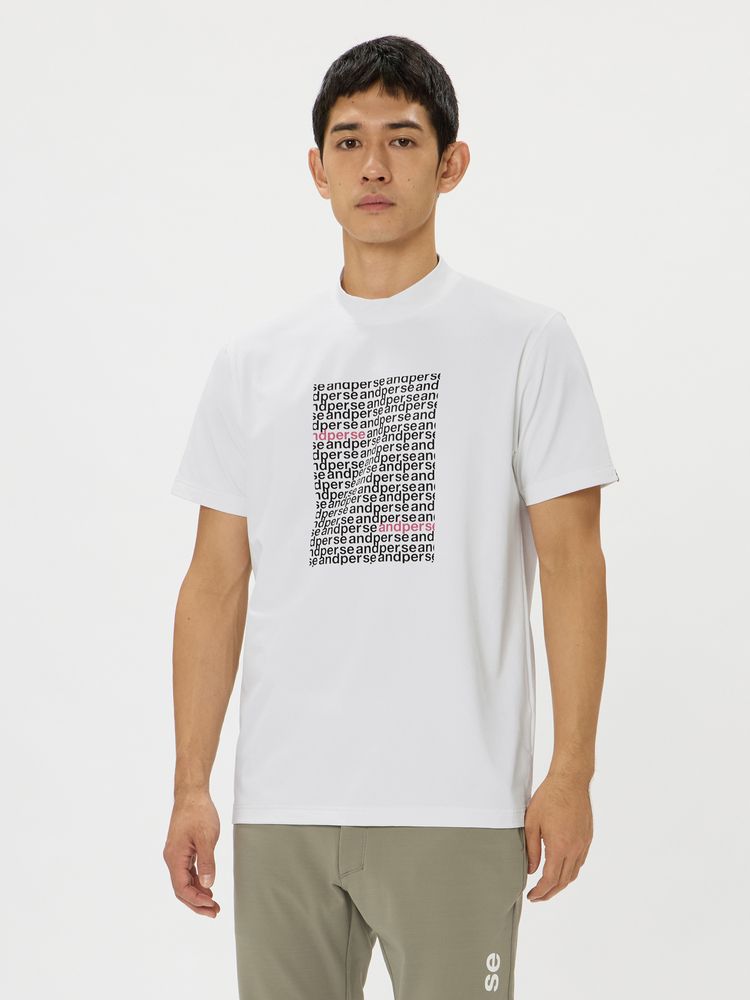 and per se(アンパスィ) ｜リファインドライ半袖モックネックシャツ（メンズ）