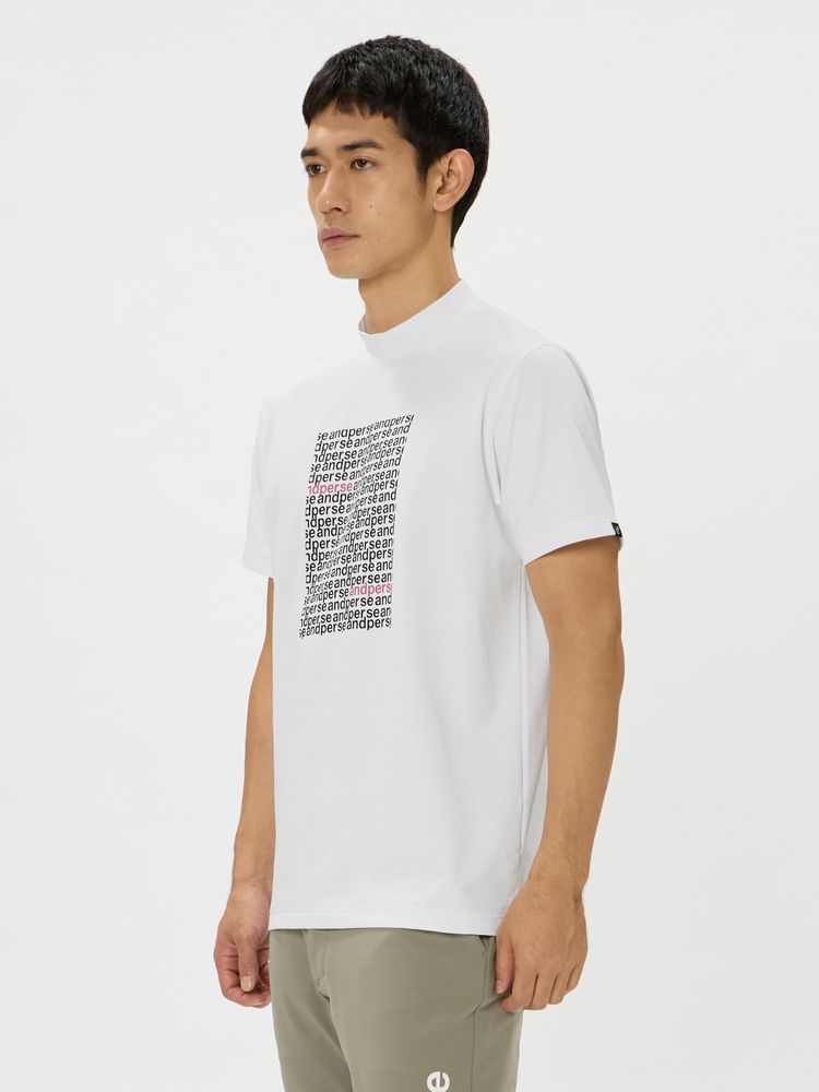 and per se(アンパスィ) ｜リファインドライ半袖モックネックシャツ（メンズ）