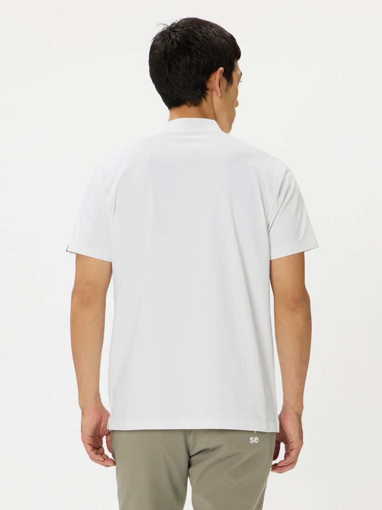 and per se(アンパスィ) ｜リファインドライ半袖モックネックシャツ（メンズ）