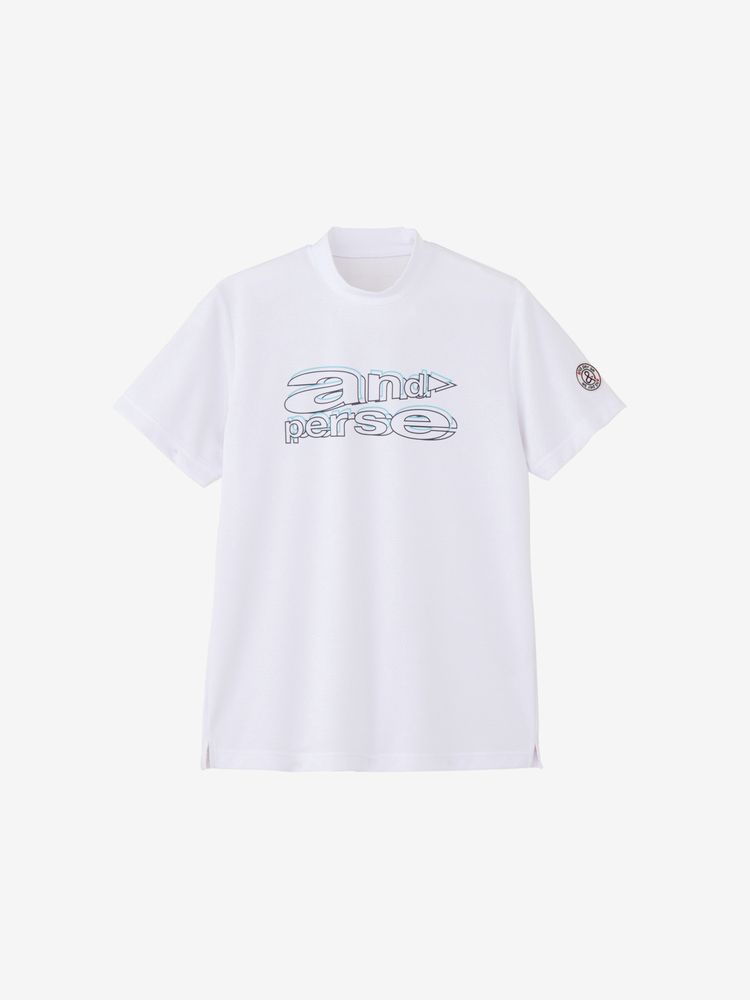 and per se(アンパスィ) ｜COOL is COOL ディンプル半袖モックネックシャツ（メンズ）