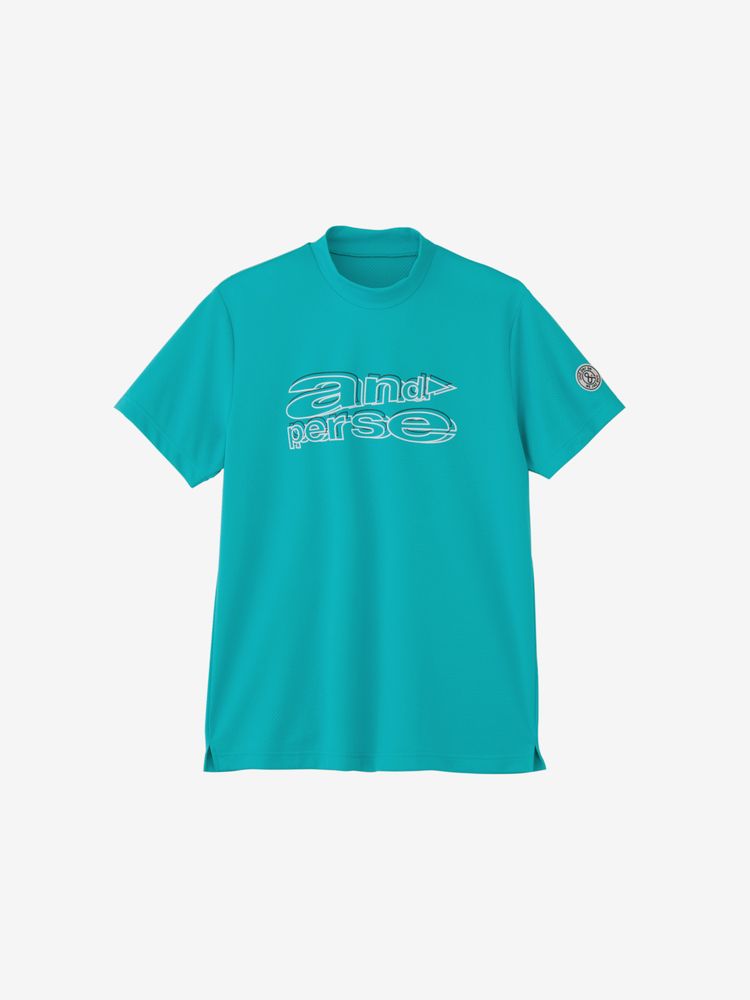 and per se(アンパスィ) ｜COOL is COOL ディンプル半袖モックネックシャツ（メンズ）