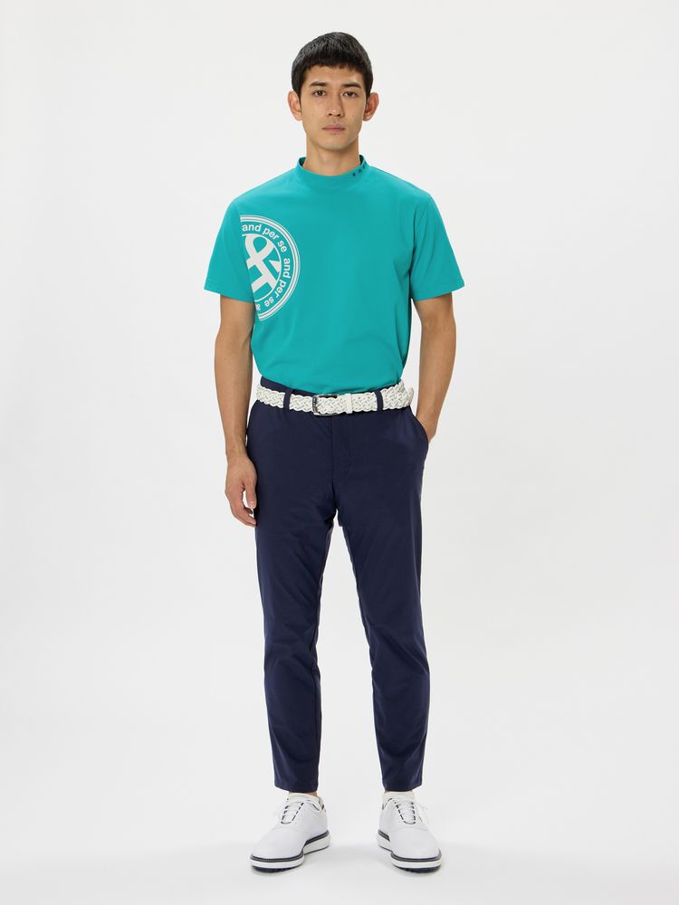 公式】SWING DRY メッシュ半袖モックネックシャツ（メンズ