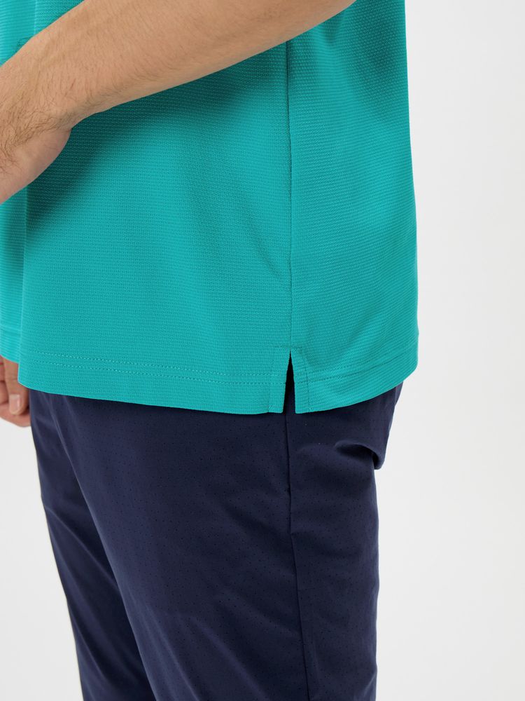 and per se(アンパスィ) ｜SWING DRY メッシュ半袖モックネックシャツ（メンズ）