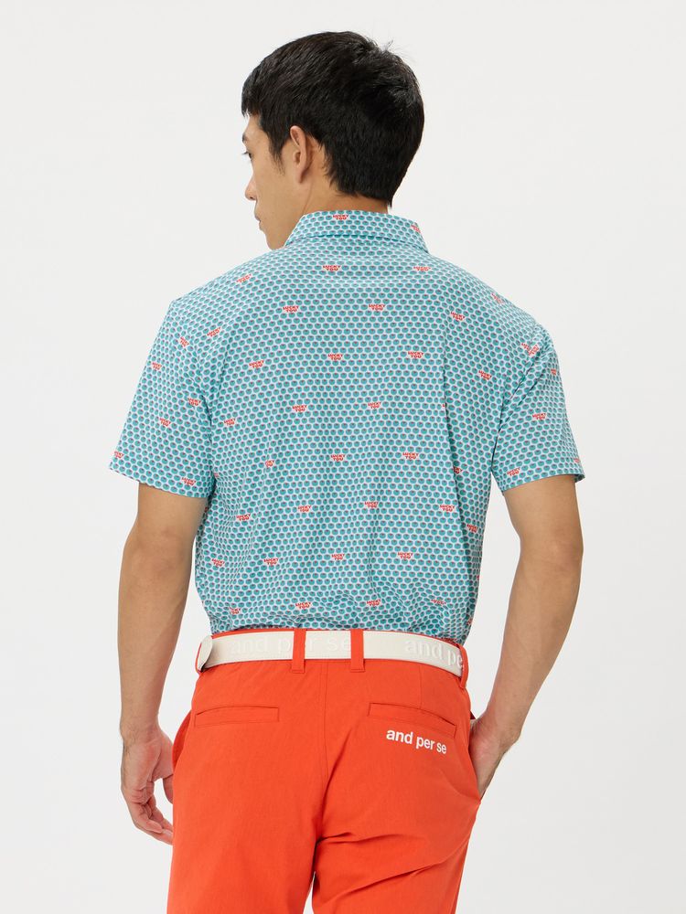 and per se(アンパスィ) ｜COOL is COOL プリンテッド半袖シャツ（メンズ）