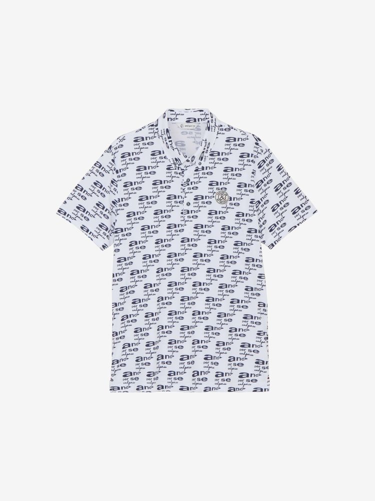 and per se(アンパスィ) ｜COOLisCOOL プリンテッド3Dワッフルボタンダウン半袖シャツ（メンズ）