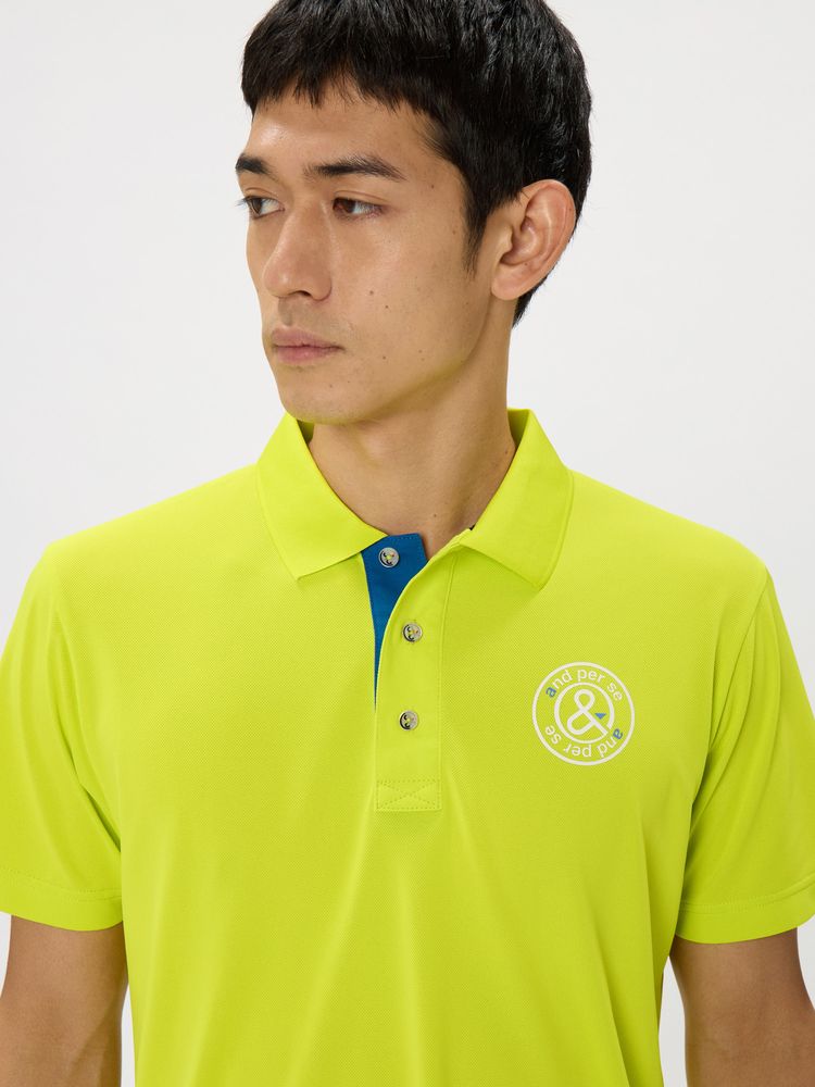 and per se(アンパスィ) ｜SWING DRYピケ 半袖ポロシャツ（メンズ）