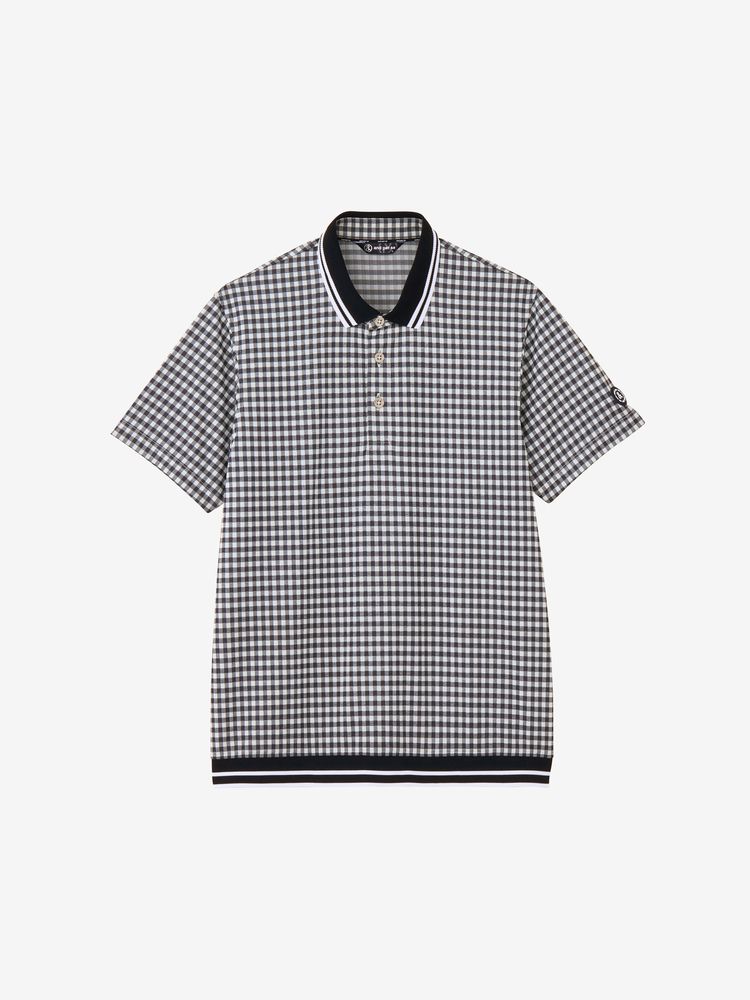 透明な空気のチェックメッシュポロ 透明な空気のチェックメッシュポロ – pamm.officialstore