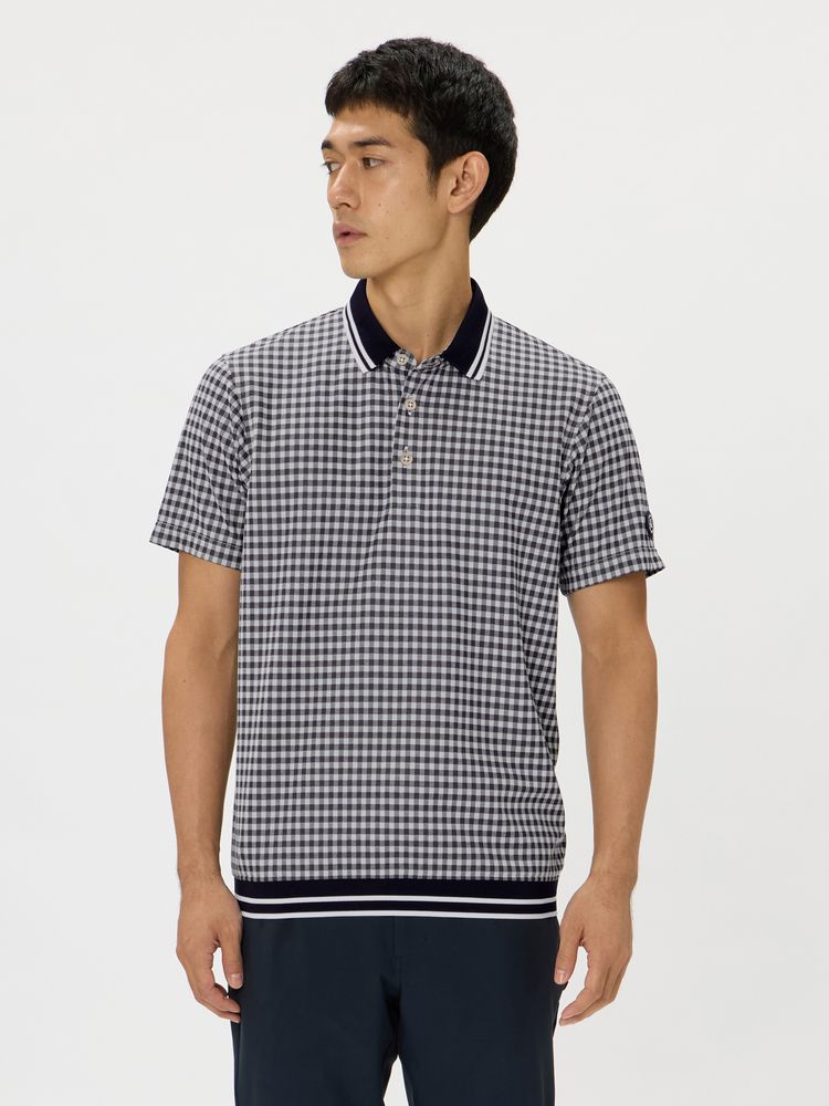 透明な空気のチェックメッシュポロ 透明な空気のチェックメッシュポロ – pamm.officialstore