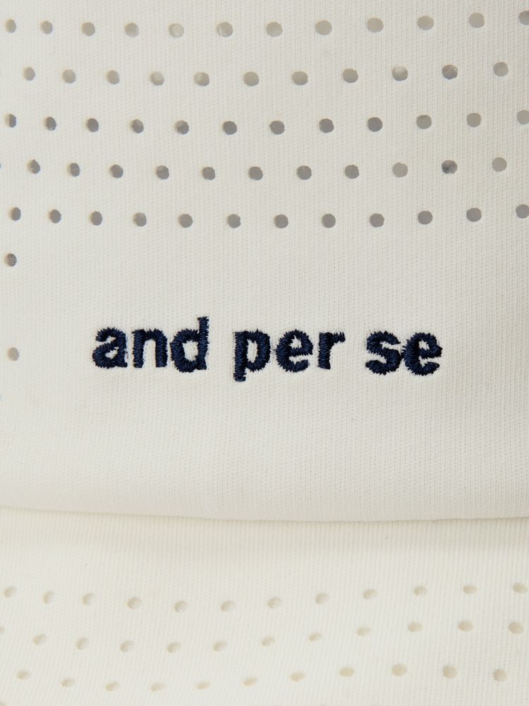 and per se(アンパスィ) ｜パンチングメッシュバケットハット（ユニセックス）