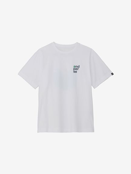 and per se グレー ロゴ入りシャツ Tシャツ｜アンパスィ公式ストア