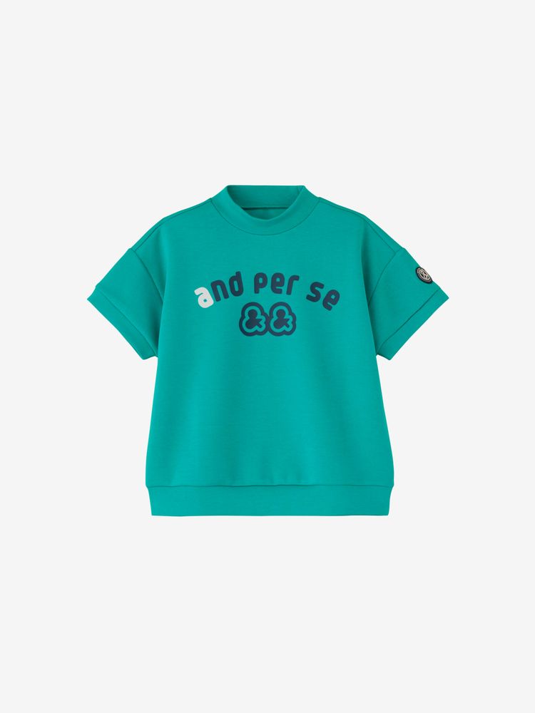 and per se(アンパスィ) ｜ショットスムーザースウェット半袖モックネック（レディース）