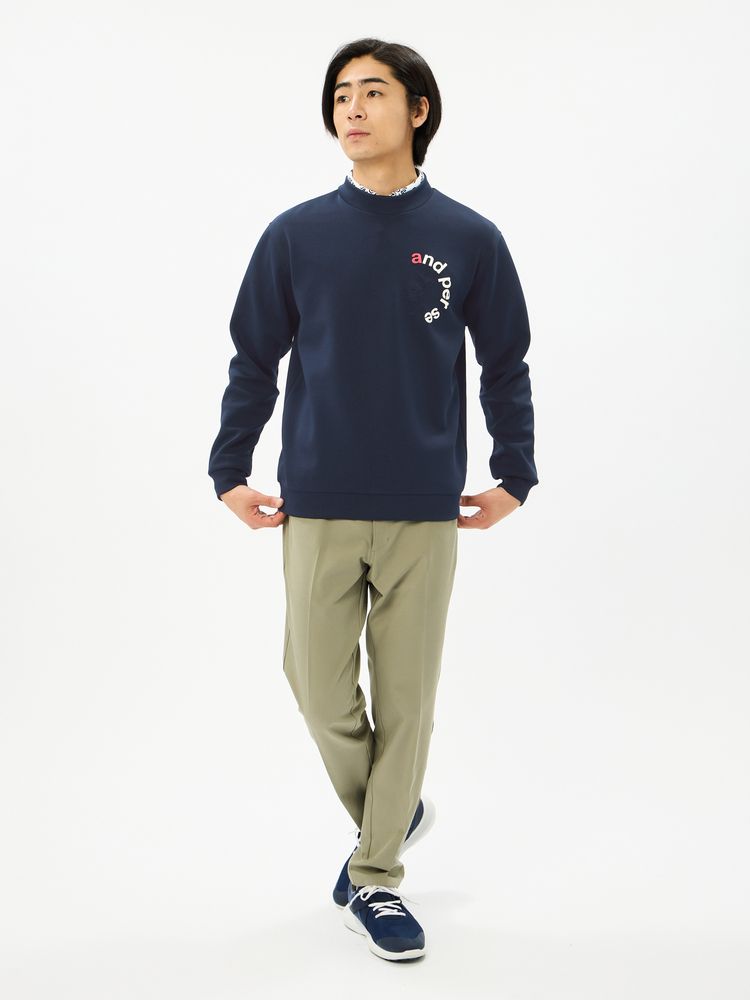 and per se(アンパスィ) ｜ショットスムーザースウェットハイネックプルオーバー（メンズ）