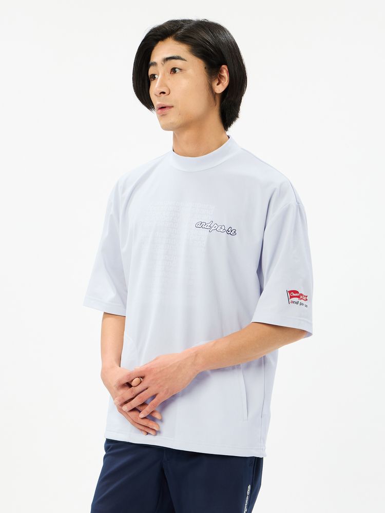 and per se(アンパスィ) ｜スイングエアーリラックス半袖ドビーブルゾン（メンズ）