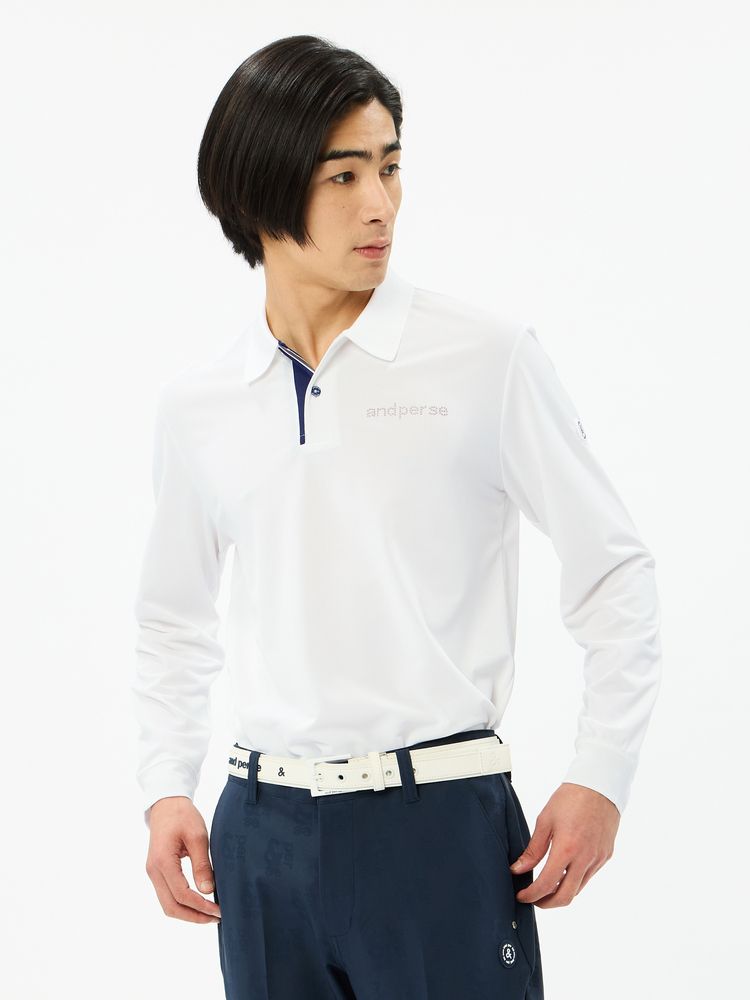 HYPEGOLF 長袖ポロシャツ ホワイト Mサイズ 公式】J∞QUALITY長袖ポロシャツ（メンズ）｜アンパスィ公式ストア