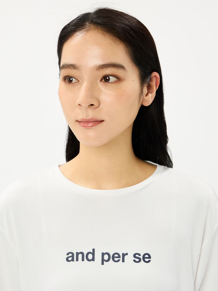 and per se(アンパスィ) ｜都玲華プロ オリジナル メッセージTシャツ（ユニセックス）