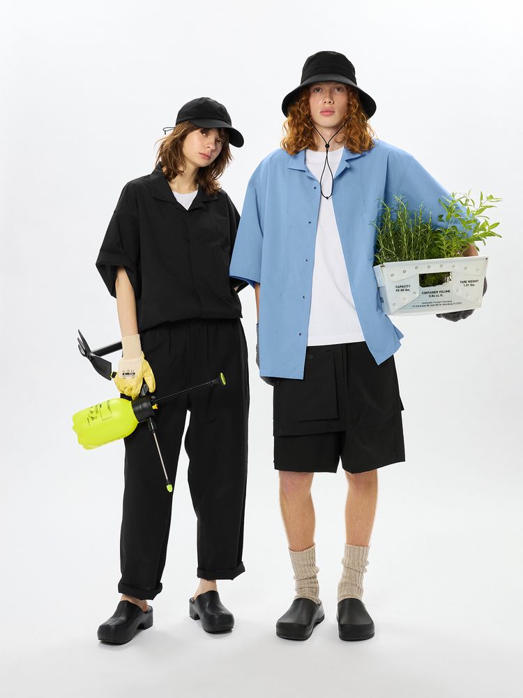 NEUTRALWORKS.(ニュートラルワークス.) ｜フォークス ショートスリーブユーティリティシャツ（ユニセックス）