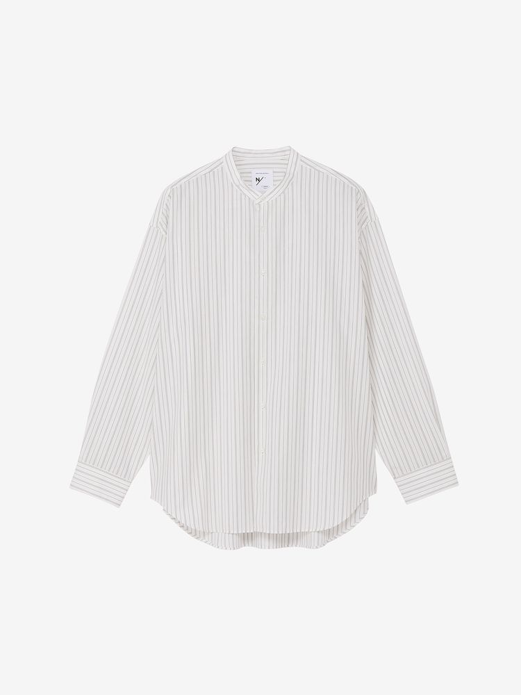 NEUTRALWORKS.(ニュートラルワークス.) ｜ロングスリーブラミーミックスビッグシャツ（ユニセックス）