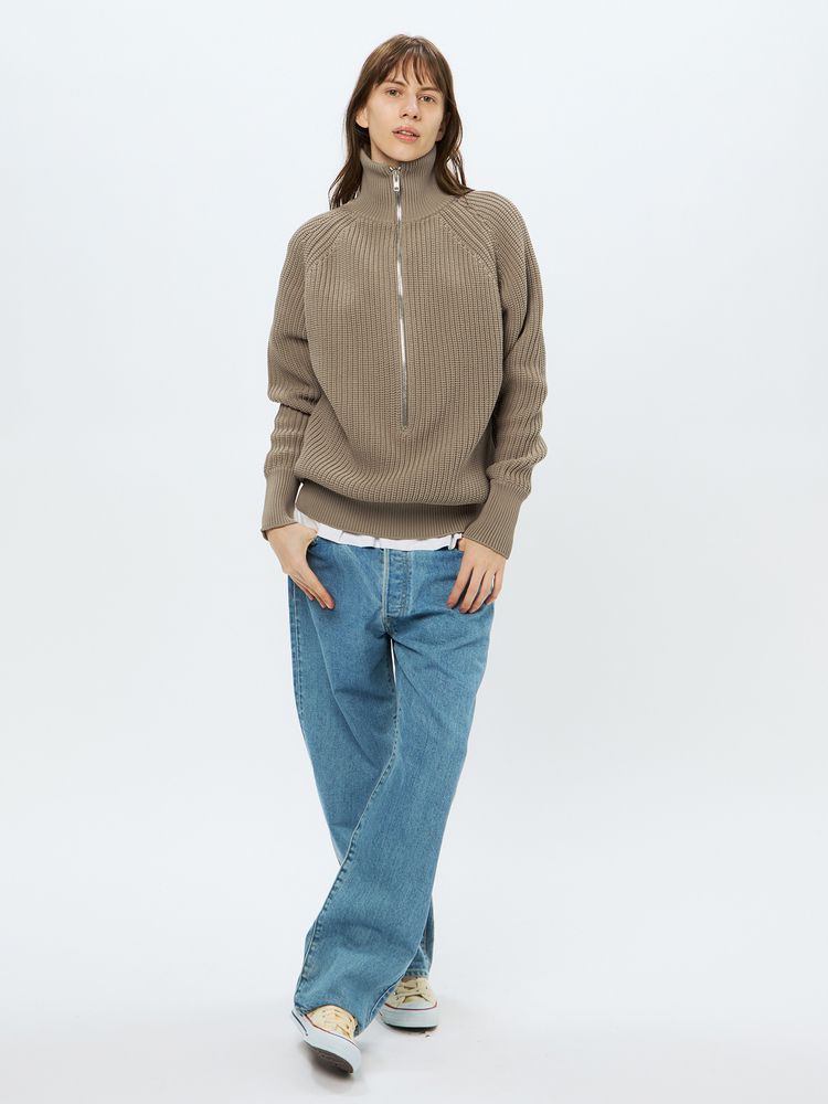 NEUTRALWORKS.(ニュートラルワークス.) ｜カラミンサ/ ローゲージハーフジップ（ユニセックス）