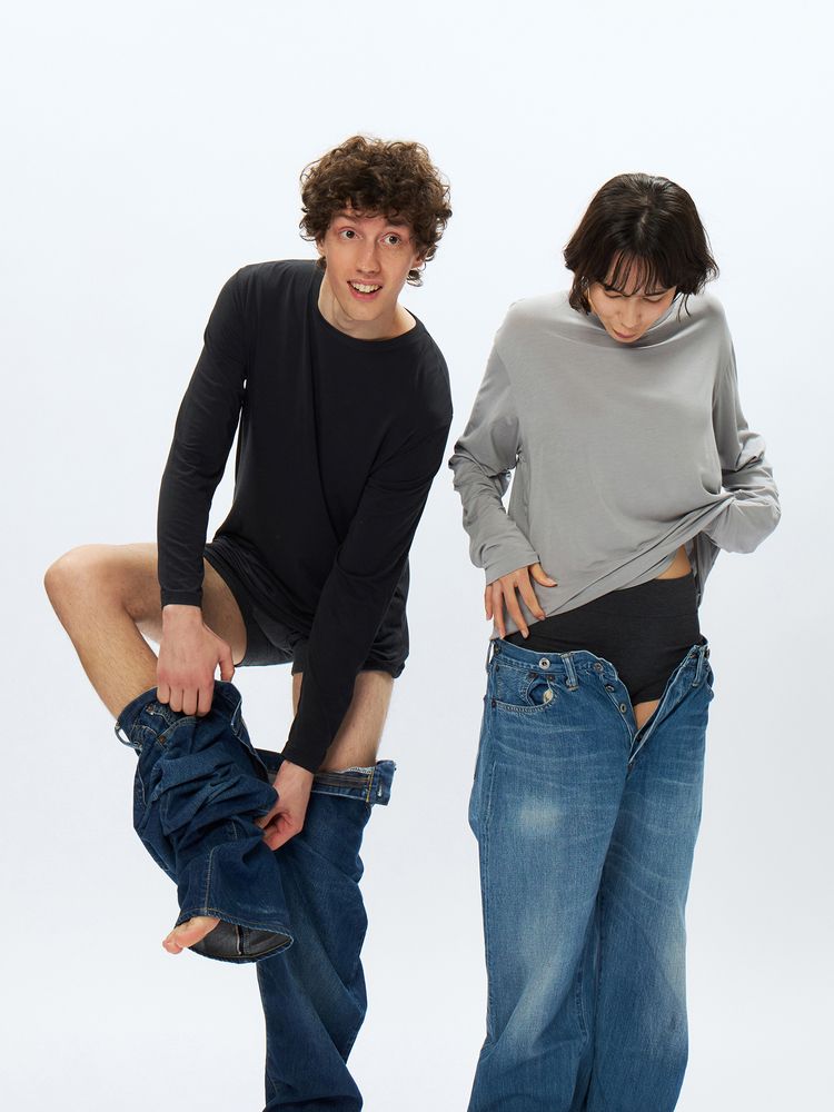 NEUTRALWORKS.(ニュートラルワークス.) ｜ベーシックウルトラライトロングスリーブクルー（ユニセックス）