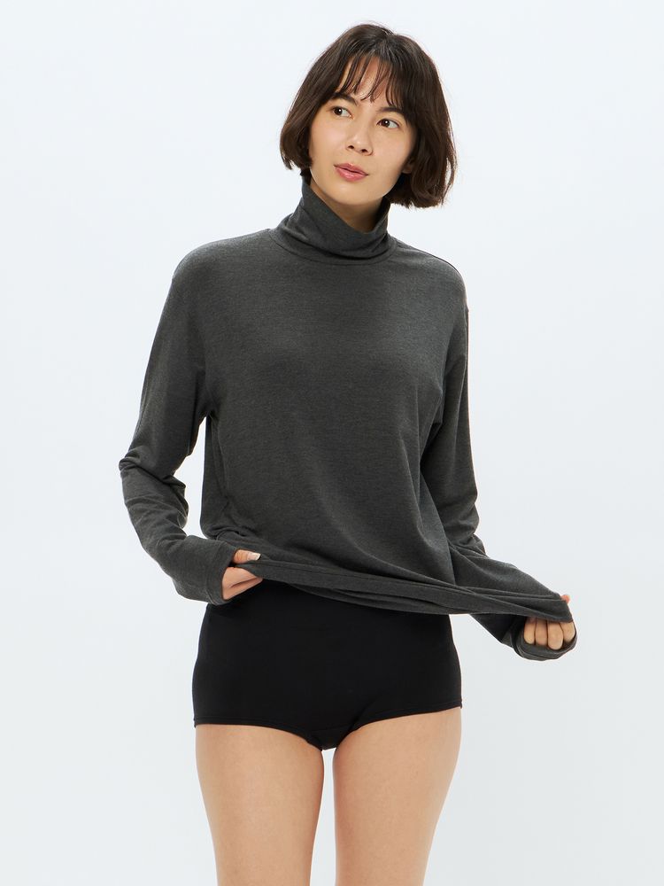 NEUTRALWORKS.(ニュートラルワークス.) ｜ウォームミッドロングスリーブタートルネック（ユニセックス）