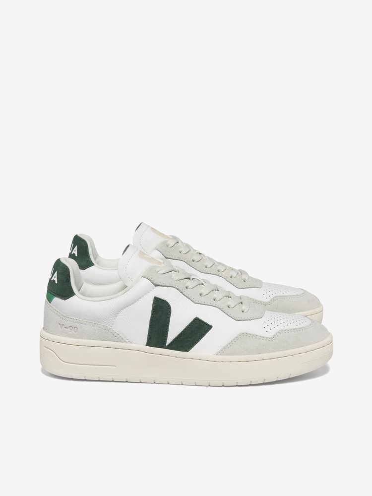 【関税込み】VEJA ホワイト＆グリーン V-90 スニーカー 公式】VEJA V-90｜ニュートラルワークス.公式ストア