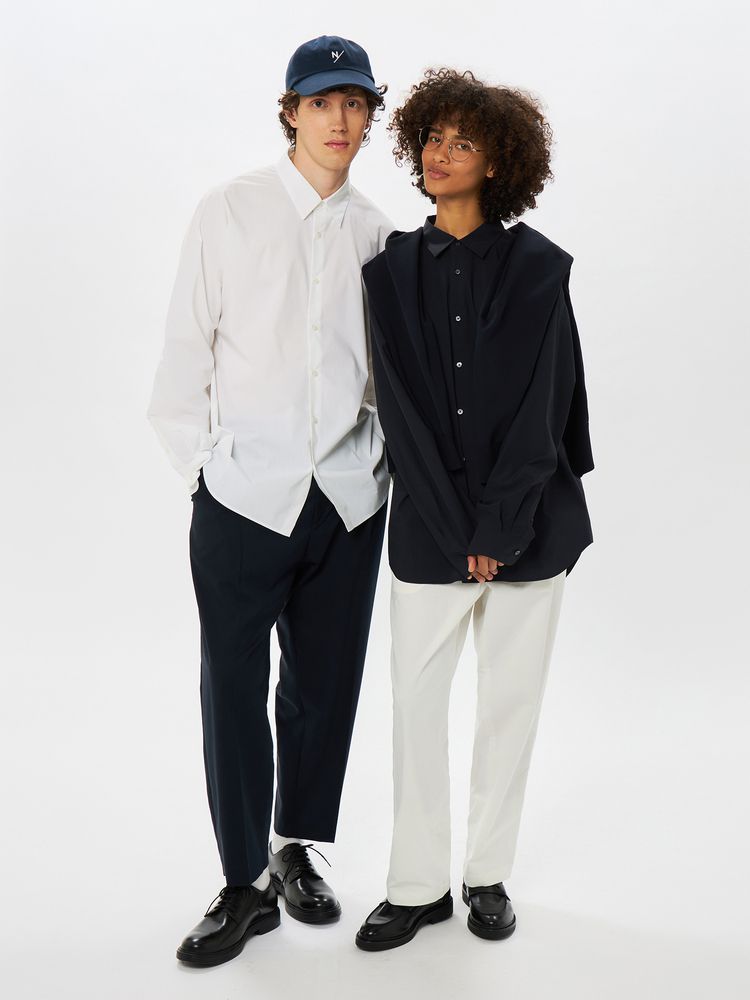 NEUTRALWORKS.(ニュートラルワークス.) ｜ロングスリーブキネティックコンフォートシャツ（ユニセックス）