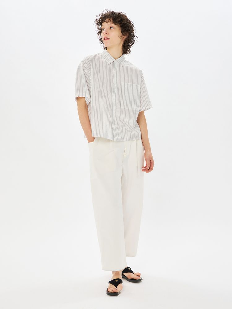 NEUTRALWORKS.(ニュートラルワークス.) ｜ショートスリーブラミーミックスウィメンズシャツ（レディース）