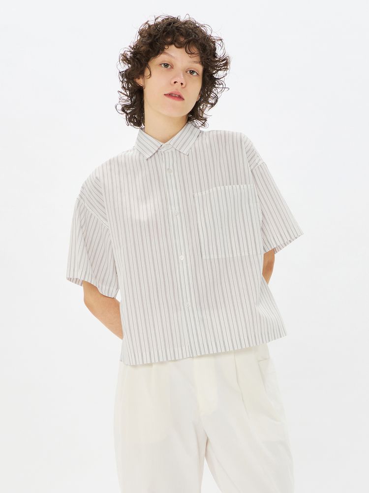 NEUTRALWORKS.(ニュートラルワークス.) ｜ショートスリーブラミーミックスウィメンズシャツ（レディース）