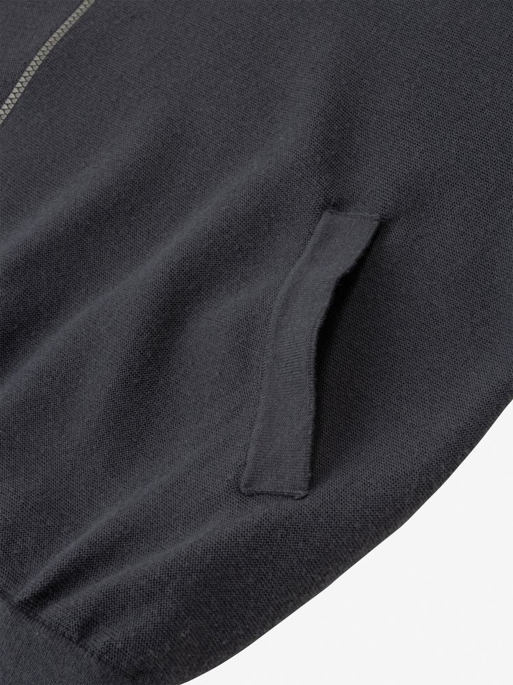 NEUTRALWORKS.(ニュートラルワークス.) ｜ウールニットフラットジップジャケット（ユニセックス）