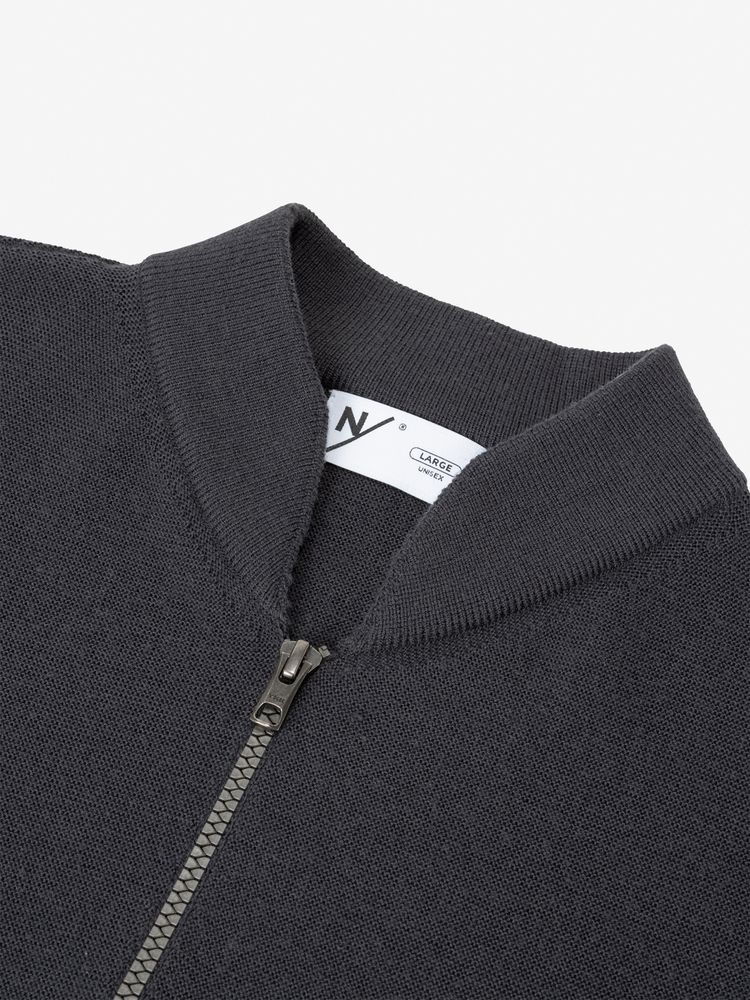 NEUTRALWORKS.(ニュートラルワークス.) ｜ウールニットフラットジップジャケット（ユニセックス）