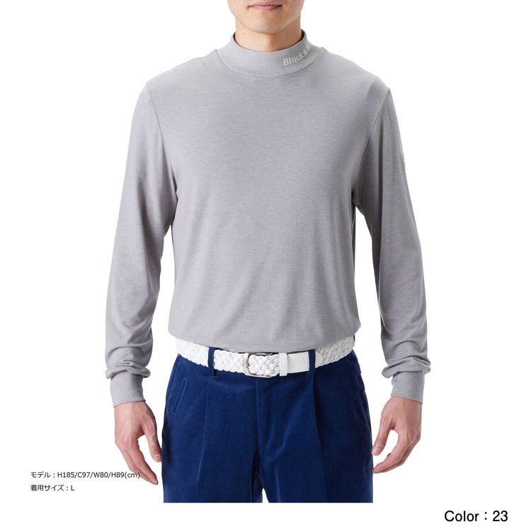 ソフトタッチハイネック メンズ Bgf91ym Black White Sportswear公式通販 アウトレット
